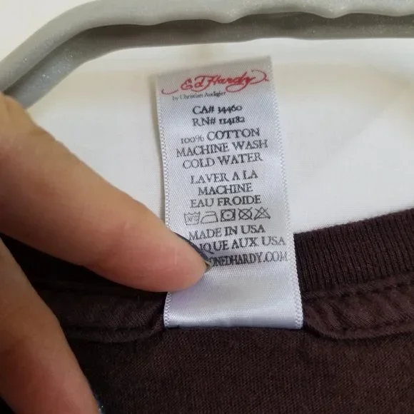 Ed Hardy Christian Audigier. Rare Vintage collectible t-shirt . With cry… - Picture 6 of 11